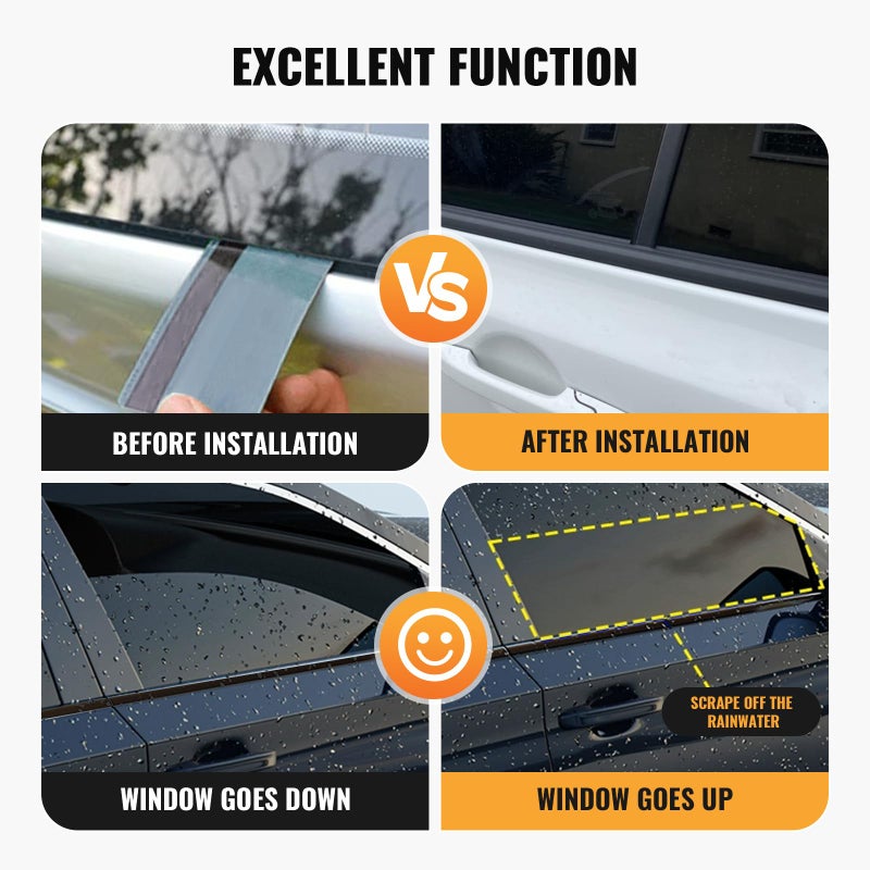 GZYF 4PCS Weatherstrip Window Moulding Trim Seal Belt Weather Stripping for Toyota Land Cruiser Prado 120 Series 2003-2009 / for Lexus GX470 2003-2009,75711-60061,75712-60061,75721-60061,75722-60061 - Image 4